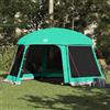 Yunovire Tenda da piscina con copertura rimovibile, pareti in rete e borsa per il trasporto, impermeabile e antivento, azzurro, per piscine rotonde, protezione per campeggio all'aperto