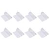 Toyvian Kit Riparazione PVC Impermeabili e Adesive 8 Pezzi di Toppe Trasparenti in TPU per Riparare Tende da Esterno, Kayak e Piscine Gonfiabili