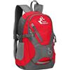 free knight Piccolo zaino da 20 l, per ciclismo, escursionismo, zaino da viaggio, impermeabile e leggero, Colore: rosso, 20 L, Minimalista
