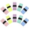 WRITWAA 10 pezzi di nastro overgrip per tennis: impugnatura per racchetta da badminton - Avvolgimento universale assorbente per manico - Overgrip morbido per manico di racchetta da pickleball, squash,