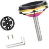 Generic Supporto per computer Cuffie Tappo superiore Biciclette Tachimetro Mount Top Cap Cronometro Staffa Base di fissaggio Accessori per ciclismo Supporto per computer Cuffie