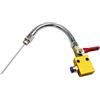 QOXEZY Ugello per pompa ad aria in acciaio inox per gonfiatore elettrico, adattatore per getto ad alta pressione per materasso, barca, piscina, campeggio, spiaggia, giardino, argento, 1 confezione (6)