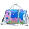 Generisch Borsa da golf da donna, scomparto impermeabile con scomparto separato per scarpe, borsa sportiva con scomparto per scarpe, per viaggi, fitness, allenamento, esercizi, interni ed esterni, hotel e club