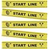 LIFKOME Marcatore Accessorio per Gioco di Freccette in PVC Giallo da Pavimento per Freccette Segnaletica di Lancio Visibile e Guida per Mira e Party