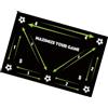 Generic Attrezzatura da allenamento per footwork da calcio, resistente all'usura, design portatile per giocatori, appassionati, genitori, mamme, attività all'aperto, interni, coaching