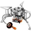 SMTYXS Fornello A Gas da Campeggio A Prova di Bruciatore Turistico for Esterni Forte Riscaldatore Antincendio Forno Portatile Forniture Attrezzatura Picnic Facile da Cucinare