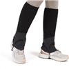 RemixAst Ghette leggere da escursionismo, impermeabili, resistenti agli strappi, con cerniera, per trail running, zaino in spalla, unisex, colore nero, 36 cm