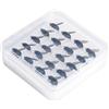 Dinchaakuarry Artificial Fly Lure Collection Simulation Fishing Bait Trout Bass Kit