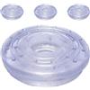 HAPINARY Set 4 Pezzi Tappetini Antiscivolo in Gomma per Asta per Trazioni 4,5-4,6cm, Facile Installazione, Protegge Telaio Porta per Esercizi Indoor