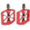 HUIOP WAKE Mountain Bike 3 Cuscinetti Pedale Leggero Resistente Lega di Alluminio CNC per Biciclette Mountain Bike 2 Unità (Nera)