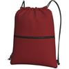 HJFCZH Zaino leggero con stampa rossa profonda con coulisse e cerniera, borsa sportiva da palestra, impermeabile, da viaggio, per uomini, donne, adolescenti