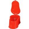 SHINEOFI Wc da Campeggio Portatile in Pvc Rinforzato, Rosso, Leggero Colore Casuale