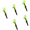 Wiffe 5Pcs Ergonomico 10 Gradi Tilt Golf Ball Tees Attrezzatura di Formazione Professionale Golf Tees per Golfers Base affusolata Meno attrito