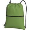 HJFCZH Zaino con stampa di montagna verde con coulisse e cerniera, leggero, per sport, palestra, impermeabile, da viaggio, per uomini, donne, adolescenti