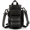 Lawnrden Portaborraccia con Tracolla, Portaborraccia Impermeabile in Nylon da 2 Litri con Multitasche, Borsa a Tracolla per Bottiglia d'Acqua per Escursioni in Bicicletta