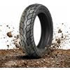 Generic 100/60-12 Pneumatico Tubeless, Ricambio per Strada, Alternativa Robusta Antiscivolo alla Camera d'Aria, Componente in Gomma Durevole 4PR, Compatibilità 299LBS 225kPa