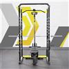FORZA Power Rack con barra per trazioni, barre per dip, ganci a J e sistemi di sicurezza - Heavy Duty Squat Cage per allenamento in palestra a casa (rack + sistema di puleggia)