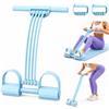 MIRCTRI Elastico con Pedali Attrezzo Fitness Regolabile 8 Tubi per Palestra Casa