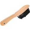 NUOBESTY Spazzola Resistente PVC e Setole da Biliardo Tavolo con in Struttura in Legno Versatile per Pulizia e Manutenzione del Panno