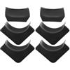 VICASKY 6 Pezzi Accessori per Tavolo da Biliardo in Plastica Nero, Tasca Sostituibile Pressa per Palline, Facile da Riporre, per Casa e Sala Giochi