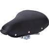 Generic Cuscino per Sedile Bici Rivetto Vintage Ergonomico Morbido Ammortizzante per Cyclette Elettrica Pieghevole Mountain City, PU Antipioggia 25x20x11,5 Cm (BLACK)
