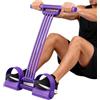 Generic Attrezzo per addominali | ABS 51 cm | Fascia di resistenza con estrattore a pedali | Pedale da seduta per braccio dimagrante bodybuilding uomini ragazzi ragazze adolescenti casa palestra yoga pilates