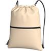 HJFCZH Zaino leggero con stampa avorio freddo con coulisse e cerniera, borsa sportiva da palestra, impermeabile, da viaggio, per uomini, donne, adolescenti