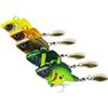 Generic 5Pcs Vib Vibrazioni Esche Spinner Cucchiaio per Pesca D'Acqua Dolce Facile Operare VIB Long Cast Lure