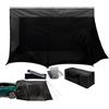 zwxqe Tenda per Veicolo, Canopy Anti-UV E Impermeabile, Grande Tenda da Campeggio SUV Antivento 3.x x 1.95m per Escursionismo Viaggi Pesca Attività All'aperto Veicolo Camion