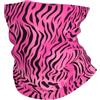 WHJSSF Fascia multifunzione sportiva con stampa leopardata zebrata tigre rosa - senza cuciture, copertura per la testa della bicicletta, scaldacollo ad asciugatura rapida per uomini e donne