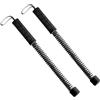 Generisch Battle Rope Aste | Attrezzature per fitness portatili e antiscivolo - 2 corde per esercizi per braccia, per allenamento cardio, petto, schiena, gambe, palestra, casa, outdoor, interni, donne e uomini