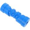 YARNOW Rullo per Rimorchio Barca in Plastica Blu Design a Ruota Inferiore Stabile e Resistente all'Usura per Trasporto Yacht e Rimorchio Moto Barca