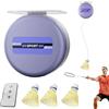Générique Badminton Rebound Trainer - Badminton Training Tool | Trainer badminton automatico | Assistenza di trasmissione badminton indoor | Strumento di allenamento per giocatore singolo regolabile Badminton |