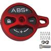 LivGrain Kit di montaggio per tappo forcella per mountain bike compatibile con XCR XCM 30 mm manopola di smorzamento asta forcella nero rosso plastica ABS (rosso)