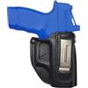 VlaMiTex IWB Fondina in Pelle per Springfield Hellcat, Nero (IWB 2 - Rights)