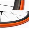NbgrvB - Tubo leggero da 35 g per bici da strada, 700C x 20-32C, camera d'aria antiforatura con valvola in alluminio, ruote da 28, arancione