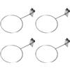 CATIEBYE Supporto da Muro in Ferro 4pezzi per Palloni da Basket e Calcio Porta Palloni Basket Muro per Mensola Atmosfera Estiva