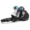 H.Koenig STC62, Aspirapolvere ciclonico senza sacco, 2,5 litri, potente 850 W, aspirapolvere a traino, silenzioso, compatto, leggero, per suoli duri, tappeti, tessuti, Filtro HEPA 12, Blu