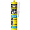 Bostik Legno Max Transparent innovativo adesivo per incollare il legno, senza poliuretani, extra forte e impermeabile, cartuccia 320g Trasparente
