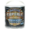 Hammerite Superia smalto metallo antiruggine interno e esterno, Brillante Grigio Scuro, 2.5 L
