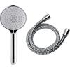 Mira Showers 1.1984.004 Zest 90mm 3-Spray Eco soffione doccia e raccordi cromati