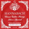 Hannabach Corde per chitarra classica Serie 815 Super High Tension Silver Special, corde singole E6/Mi6