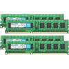 BRAINZAP 16 GB di memoria RAM DDR3 DIMM PC3-10600U 2Rx8 1333 MHz 1,5 V CL9 (4x 4 GB)