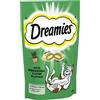 Dreamies Cat Treats, gustosi snack con erba gatta, 8 sacchetti da 60 g