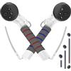 Kinwin Gorilla Tag braccio lungo aggiornato compatibile con controller Meta Quest 3S/Quest 3, impugnature di estensione per bastoncini VR 3 in 1, attacco per mazze da golf, maniglie Beat Saber per Oculus