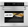 ZLINE Kitchen and Bath ZLINE - Forno professionale a parete singola a convezione, 30, con frittura ad aria e autopulente, in acciaio inox (WAS-30)