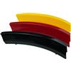 ontto Inserti di inserti per griglia tricolore M compatibili con BMW X5 E70 2008-2013, strisce per griglie anteriori centrali a rene, coperture a scatto, clip decorative, con colore bandiera tedesca