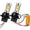 KaiDengZhe 2 PZ 1156 BA15S P21W LED Bianco/Ambra Switchback LED Indicatore di Direzione DRL Canbus Senza Errori 2835 42 SMD 12V LED con 50W 6ohm Resistori di Carico Luce di Arresto Luce Freno
