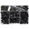RTYdfDV Completo Carenatura Bulloni Vite Per ZX6R ZX7R ZX9R ZX10R ZX12R ZX14R Per Versys 650 Per Ninja 650R 1000 Z750 Z1000 ZZR600 Utensile elettrico(Nero)