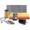 BESTPRICE ATP BESTPRICE Set di filtri di ispezione 1x filtro dell'olio, 1x filtro dell'aria, 1x filtro dell'aria della cabin, 1x filtro del carburante, 3x candela compatibile con OPEL COMBO, CORSA C, TIGRA TwinTop